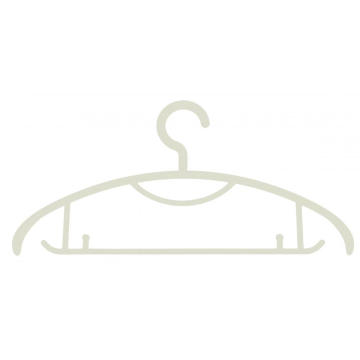 Strong plastic hangers adult